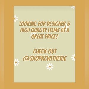 ✨Designer & High Quality Items at a Great Price✨